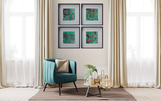 Geometric abstract composition #1