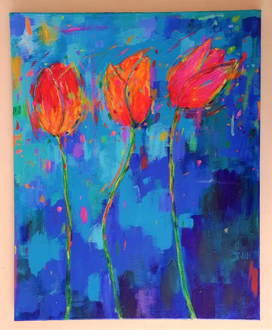 Three Tulips