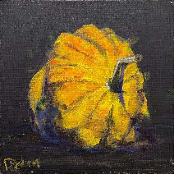Orange Pumpkin Still Life