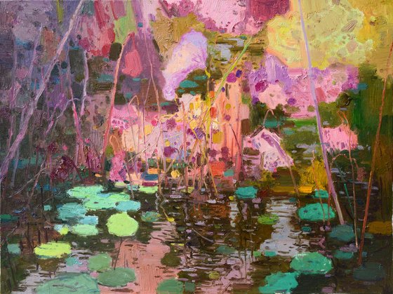 Waterlilies in pond 189