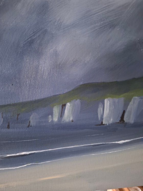 Storm over Dunluce, Ireland