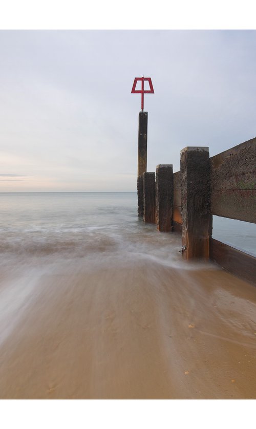 February Beach by David Baker