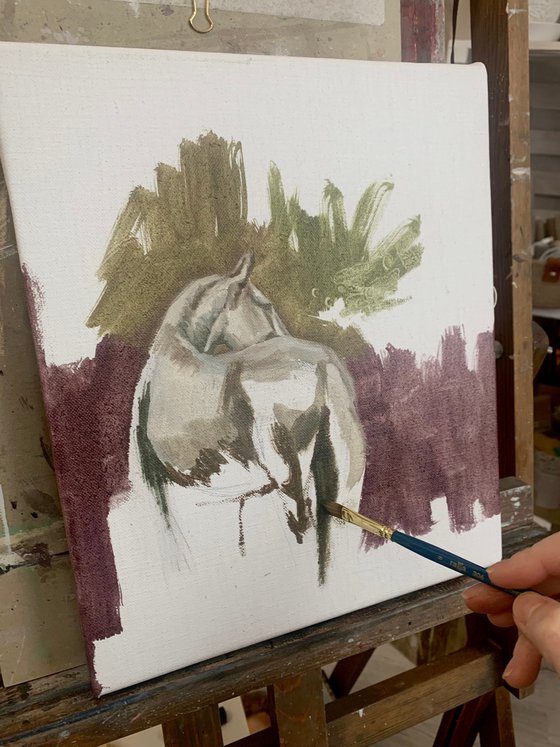 White #3 Horse