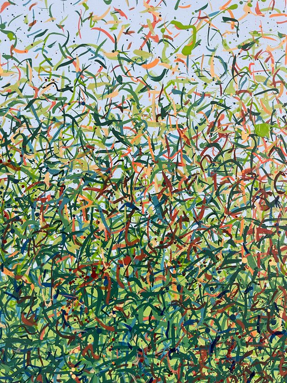 Katoomba Dance 152 x 76cm acrylic on canvas