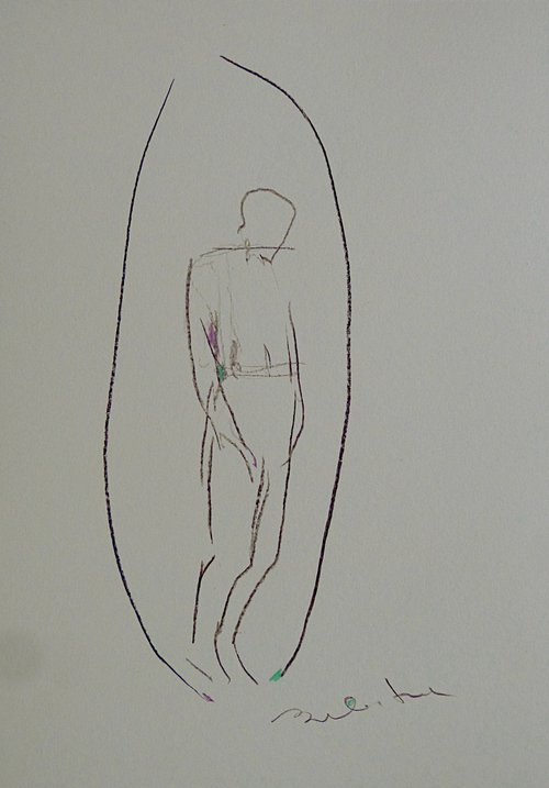 The Single Figure 13, 21x29 cm by Frederic Belaubre