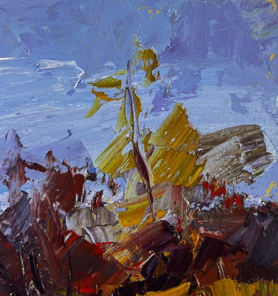 Golden Trees and the Blue Horizon