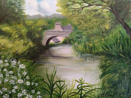 Cromford Canal, Derbyshire by Anne-Marie Ellis