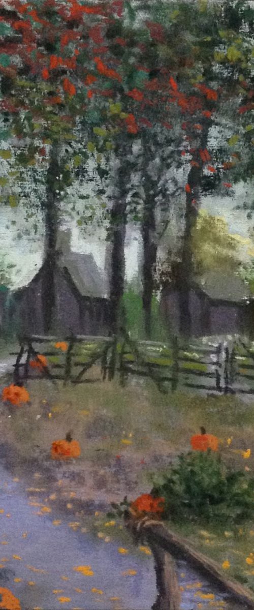 Pumpkin Path by Tatiana Roulin