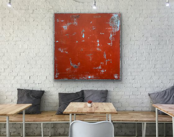 Rebel In Red (XL 48x48in)