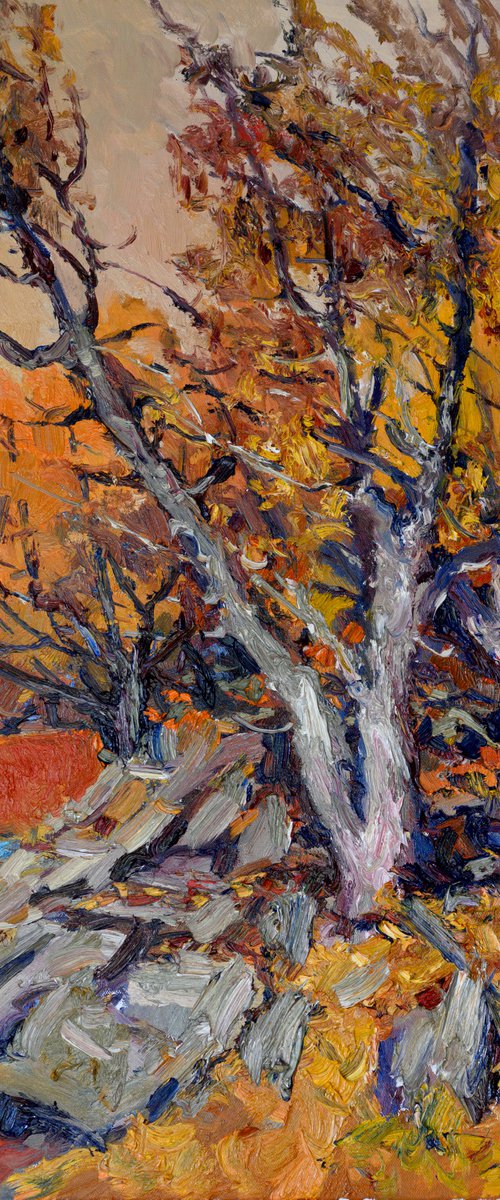 Walnut Trees, Fall by Suren Nersisyan