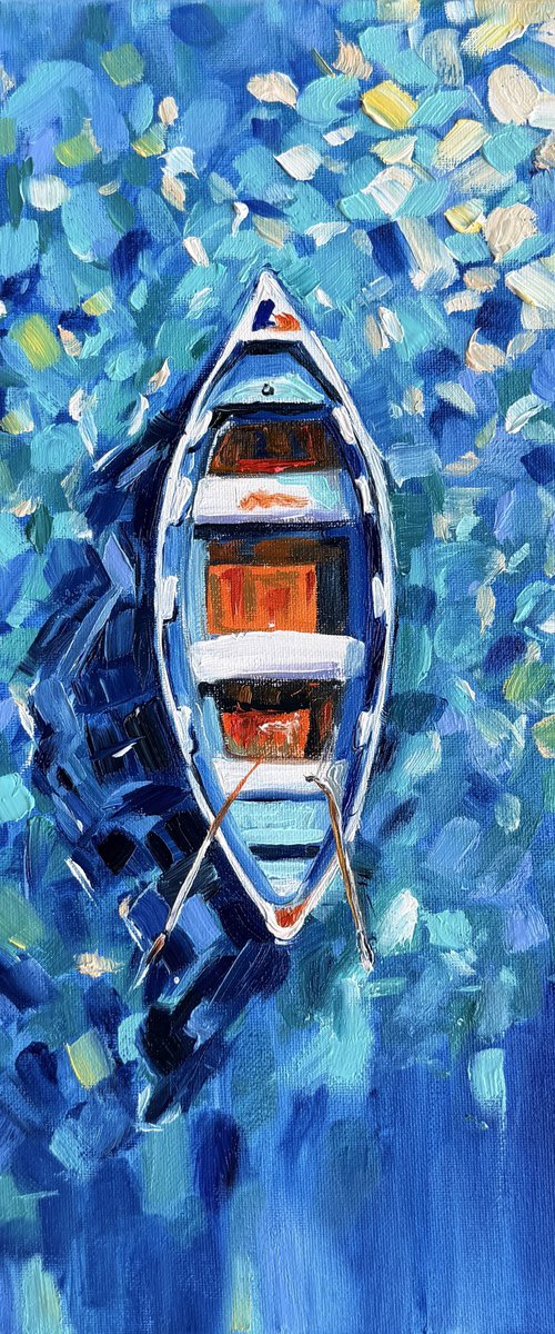 Blue escape by Irina Ponna