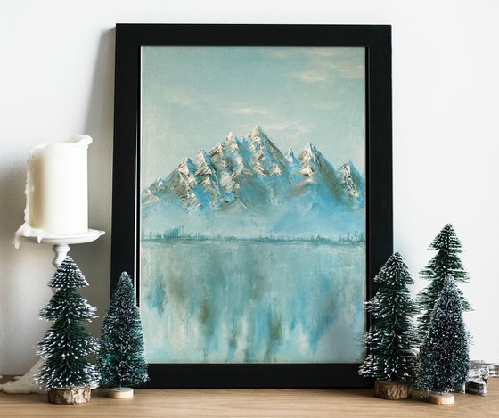 Mountain freshness, 25 х 35 cm, oil on canvas