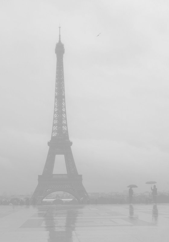 " Rainy morning. Trocadéro "