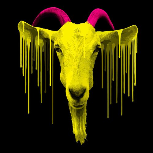 Yellow Goat by Carl Moore