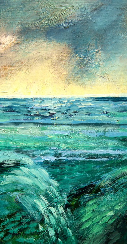 Big Green Wave by Elizabeth Anne Fox