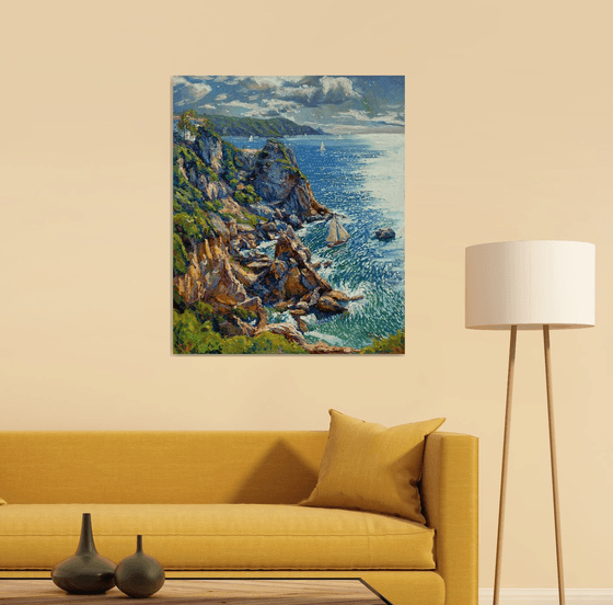 Morning by the coast