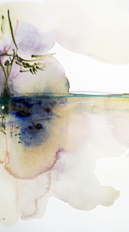 Fall Landscape 6 9x12in (22x30cm) by jelena b