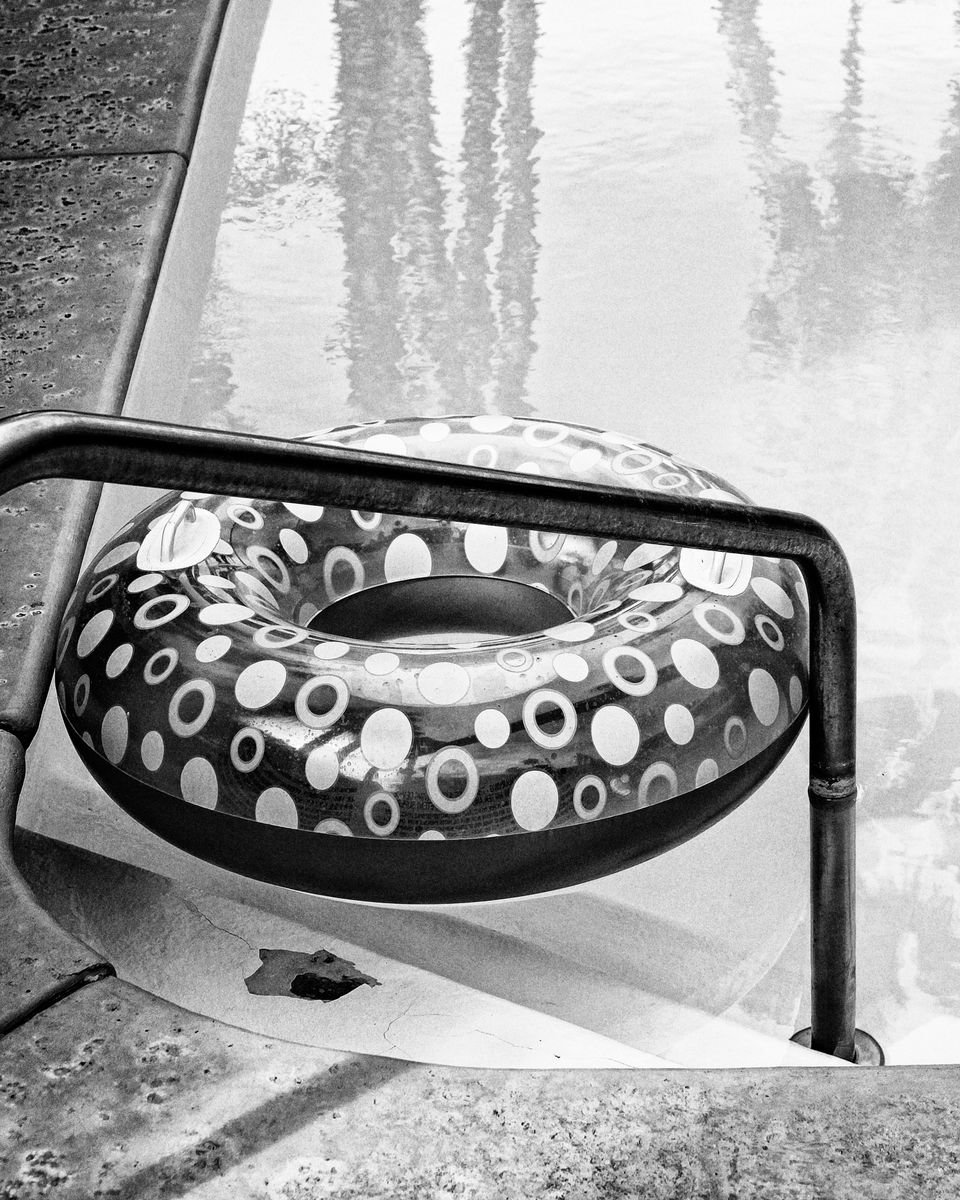 Urban And Pop Photograph , Pool Time Noir Palm Springs Ca By William Dey, 18 X 22, Artwork For Sale On Artfinder