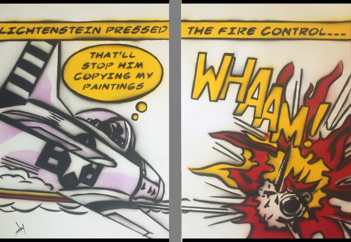 Cartoon Transport Acrylic Painting By Juan Sly, 46 X 29", That