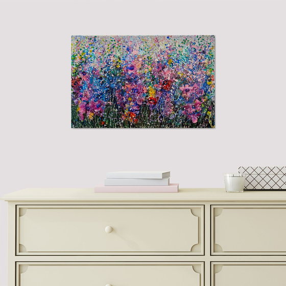 Midsummer Garden - Abstract Original Painting