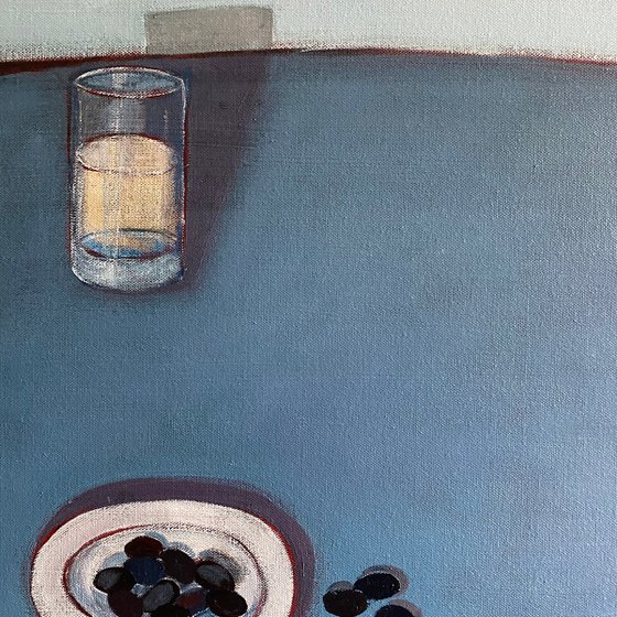Still Life With Olives and Pernod