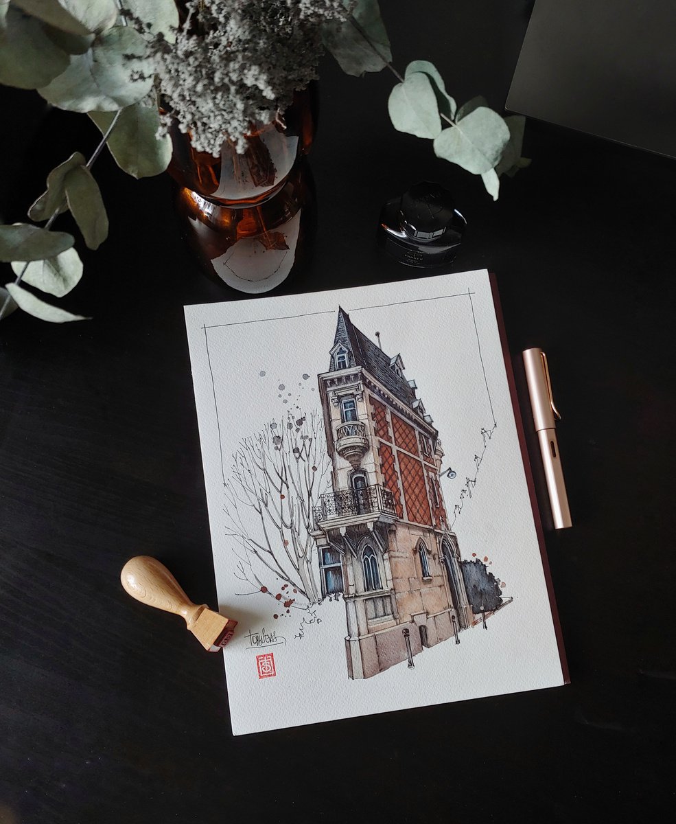 Architectural drawing 002 by Victoria Sevastyanova
