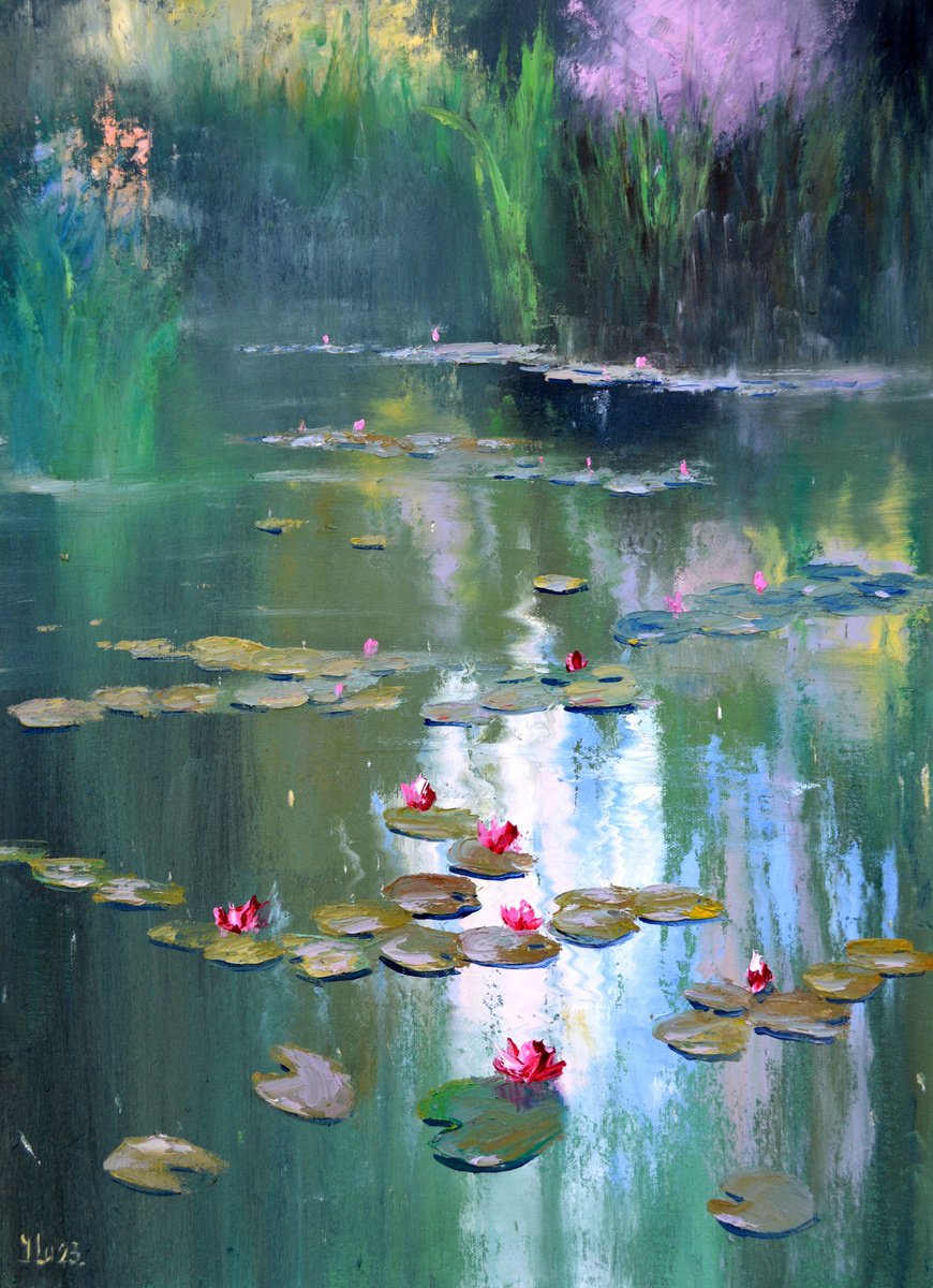 Spring pond by Elena Lukina
