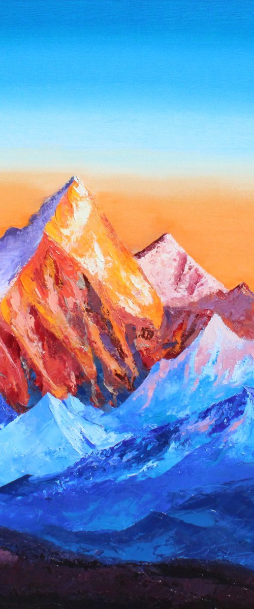 Embrace the Mountain Symphony by Athaang Art