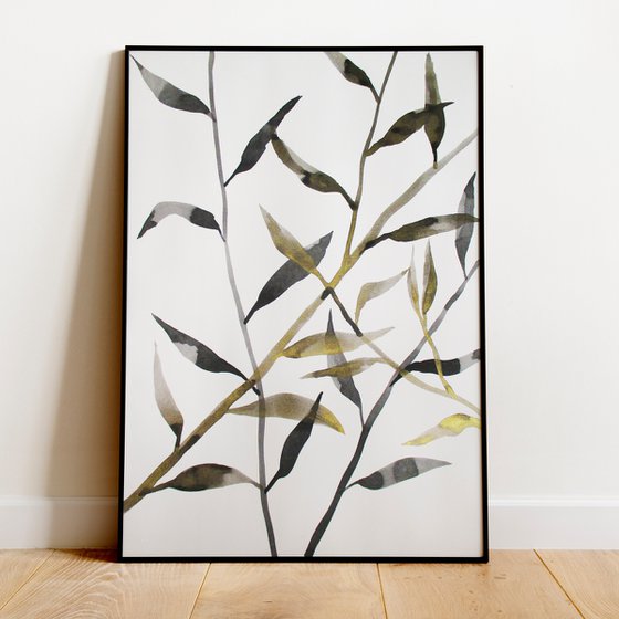 Branches with leaves - Set of 2