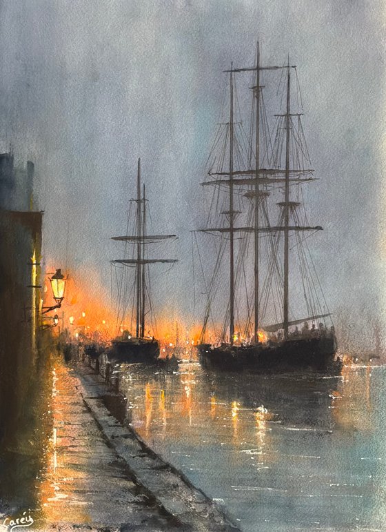 Dawn at the Harbour