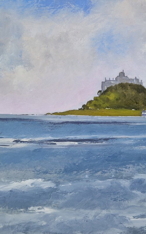 Breezy Day St Michael's Mount by Steven Paterson