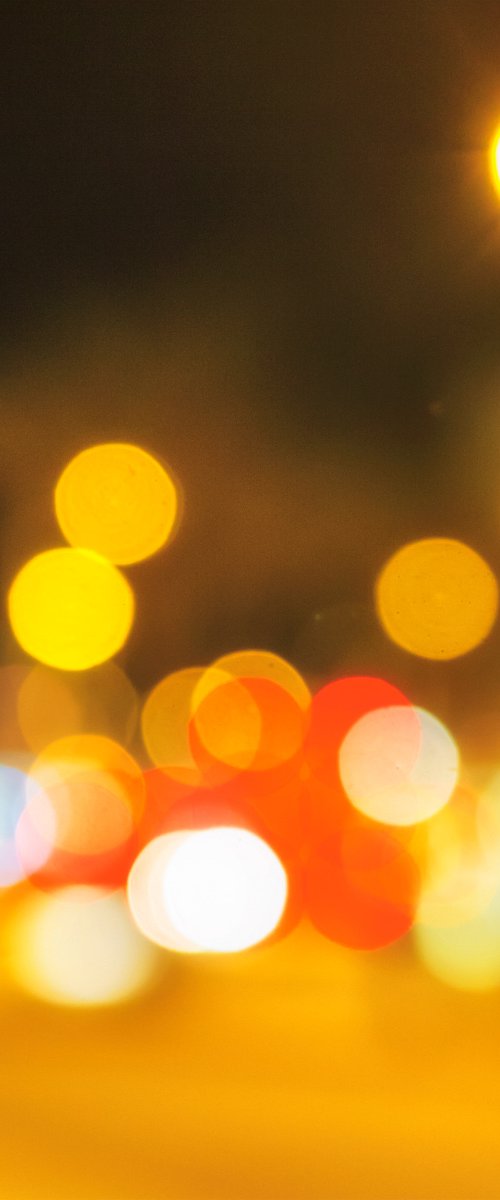 City Lights 12. Limited Edition Abstract Photograph Print  #1/15. Nighttime abstract photography series. by Graham Briggs