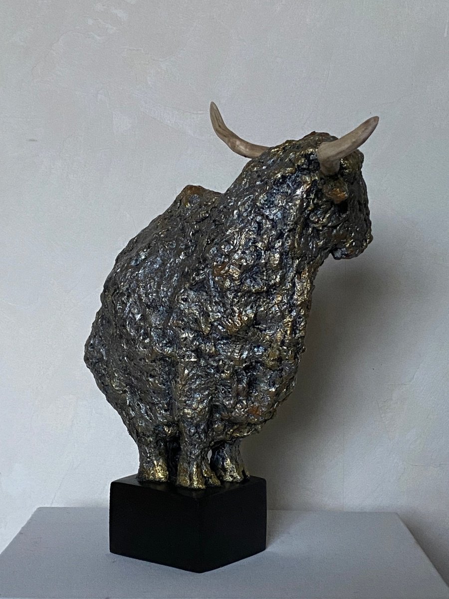 A silver bull by Anna Rogova