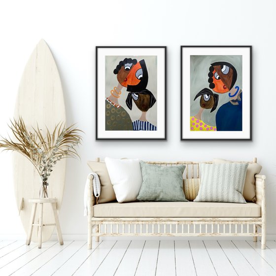 Mummy Dearest (Diptych)