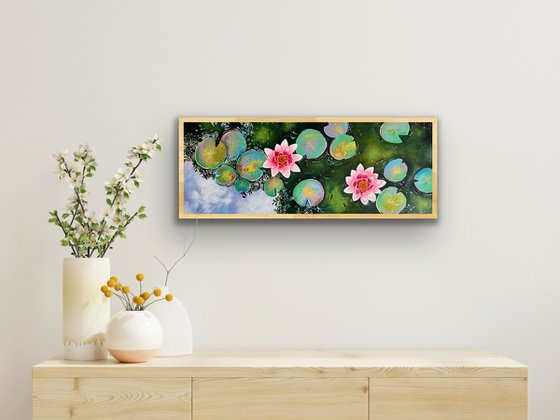 Beautiful Morning! Water lily painting