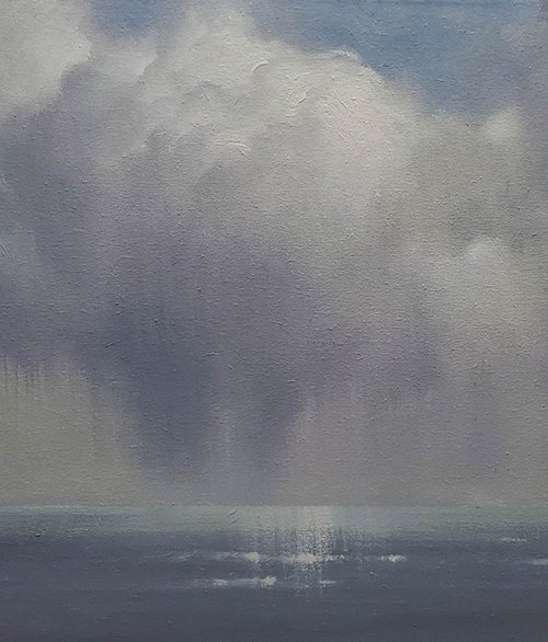 Seascape In The Mist by Sergei Yatsenko