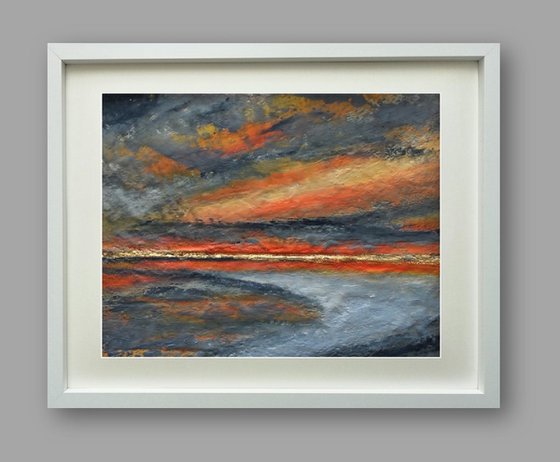 Twilight at Sennen Cove - Framed