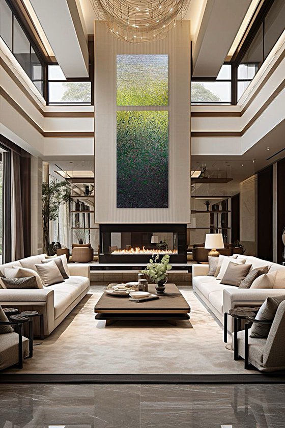 In search of silence- 2 (green)