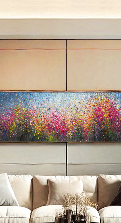 Summer Meadows - Pink by Bogdana Antoniuk
