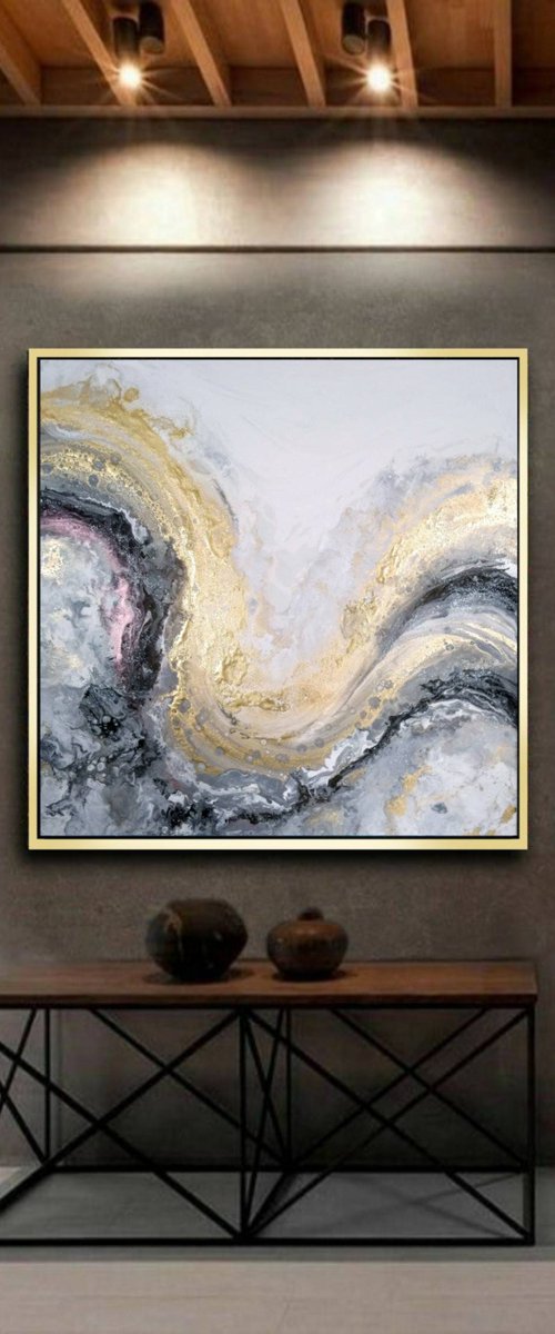 Hope 91x91cm by Eleni Denart
