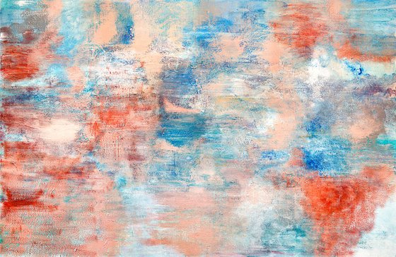 Endless - Extra Large Painting XXXL - 300x200 cm - Modern Abstract Big Painting - Ready to Hang, Living, Office, Hotel and Restaurant Wall Decoration