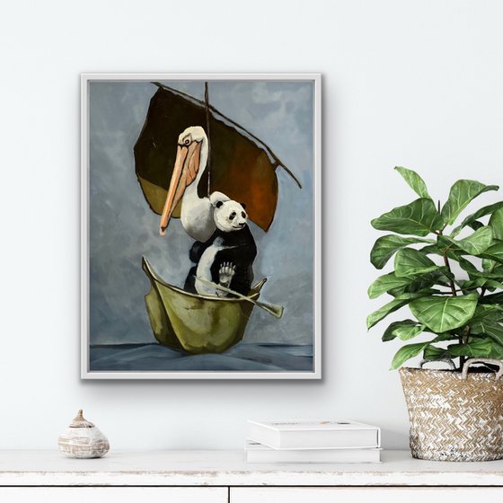 Pelican and Panda Went To Sea