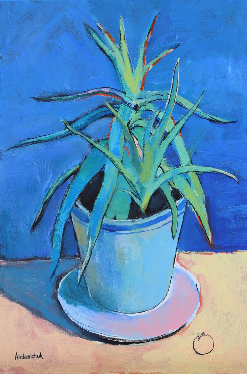  Aloe And Tomato By Artem Andreichuk, 16 X 24, Artwork For Sale On Artfinder