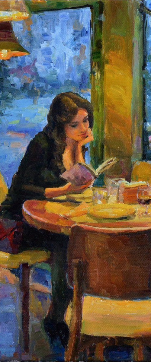 In the café #4 by Vachagan Manukyan