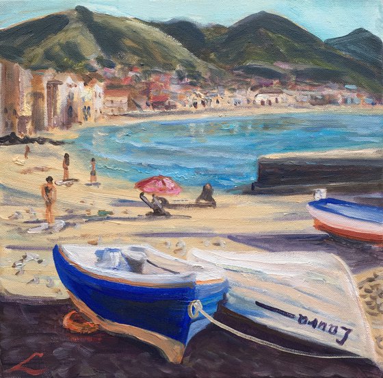 Cefalu beach