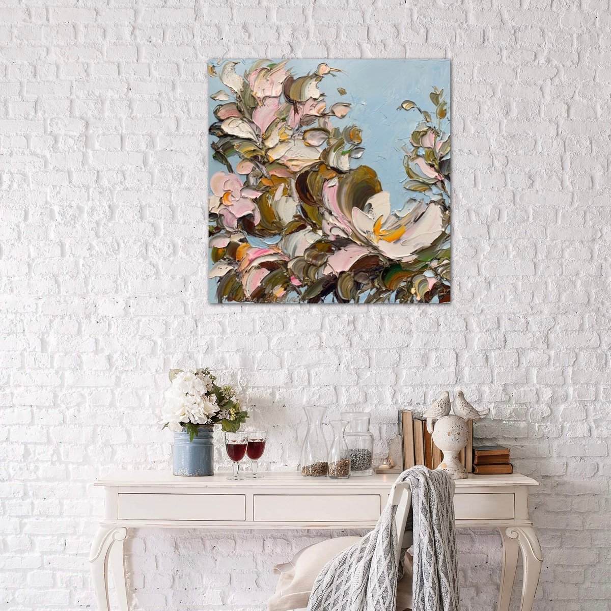 White magnolia No 7 by Liliana Gigovic