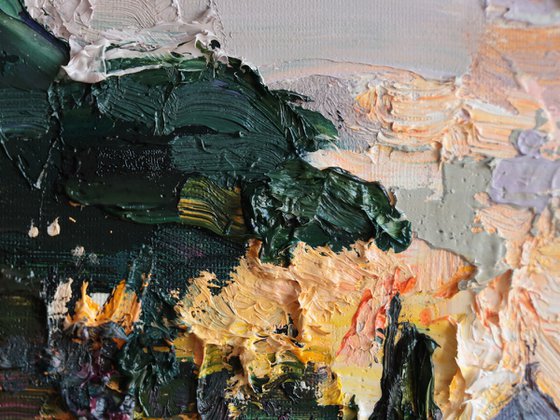 St. Angelo Bridge at Sunset, Rome