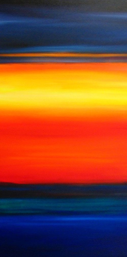 Sunset in Abstraction by Maureen Greenwood