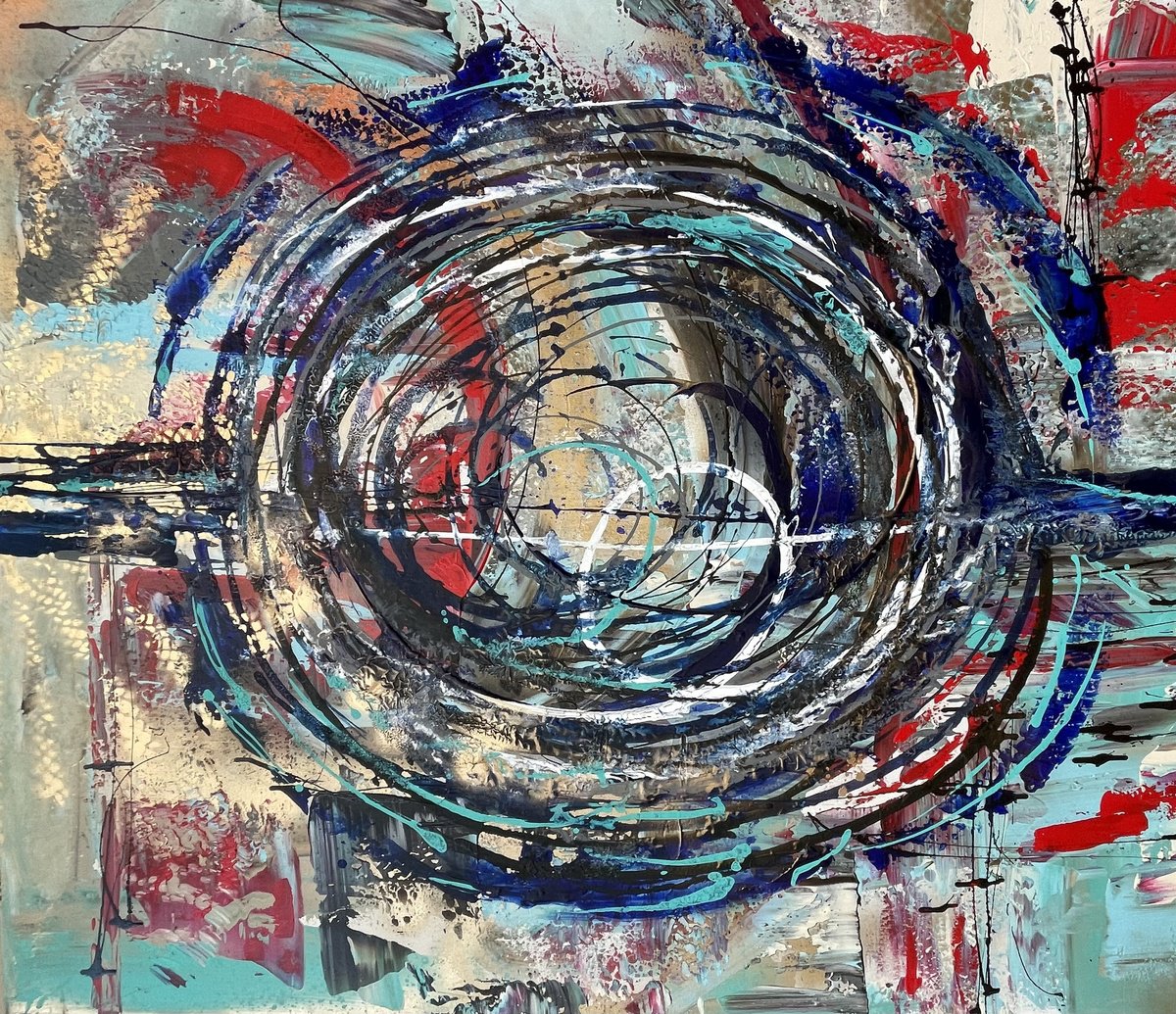 Blue In The Nightsky By Tiny De Bruin, 47 X 39, Artwork For Sale On Artfinder