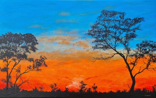 Orange sunset 1 by Daniel Urbaník